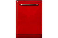 Bush DWFS124R Retro Dishwasher- Red/Exp Del